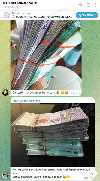 Masukan Grup BelleoFX Saham Syariah
