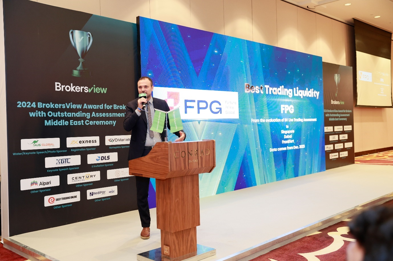 FPG Fortune Prime Global Wins 2024 Brokersview Award for Best Trading Liquidity