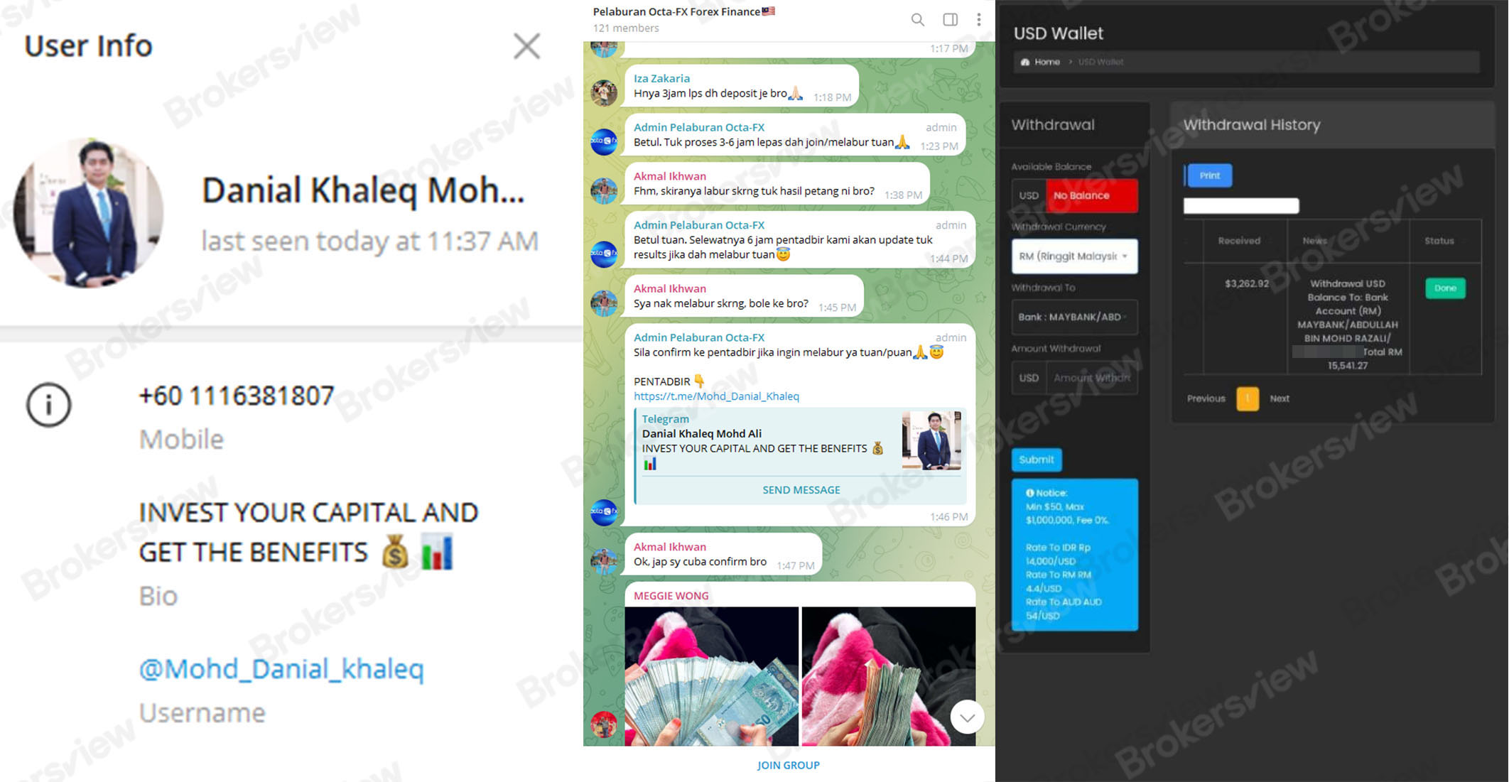 Para penipu di balik OctaFX Forex Finance