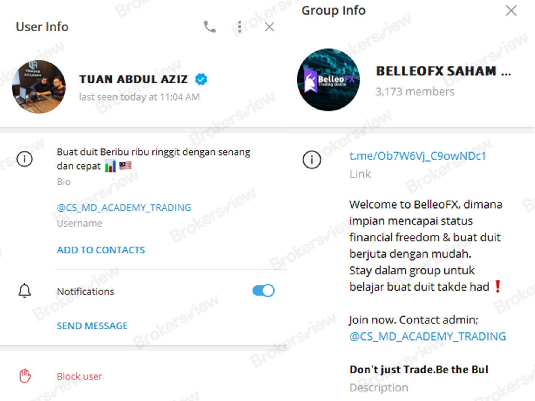 Kontak dan detail BelleoFX Saham Syariah