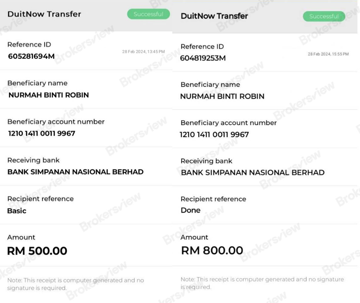 Transfer klien ke OctaFX Forex Finance