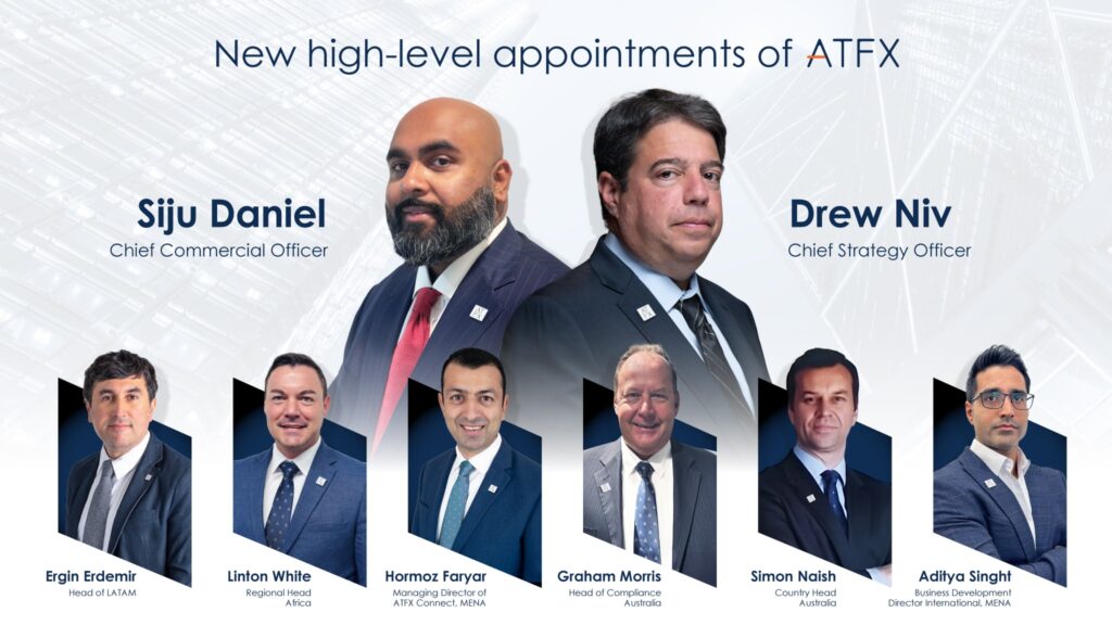 ATFX has also announced several executive appointments recently