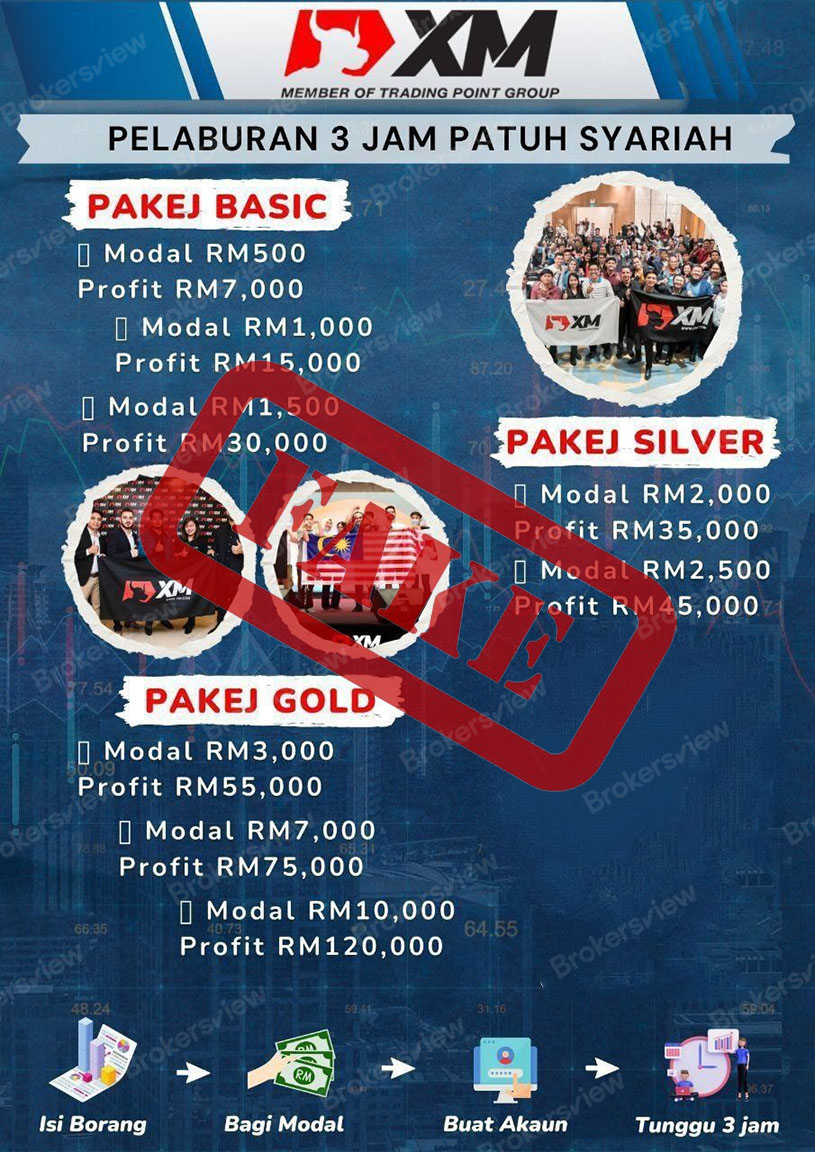 Scammer pretending to be legitimate firm.