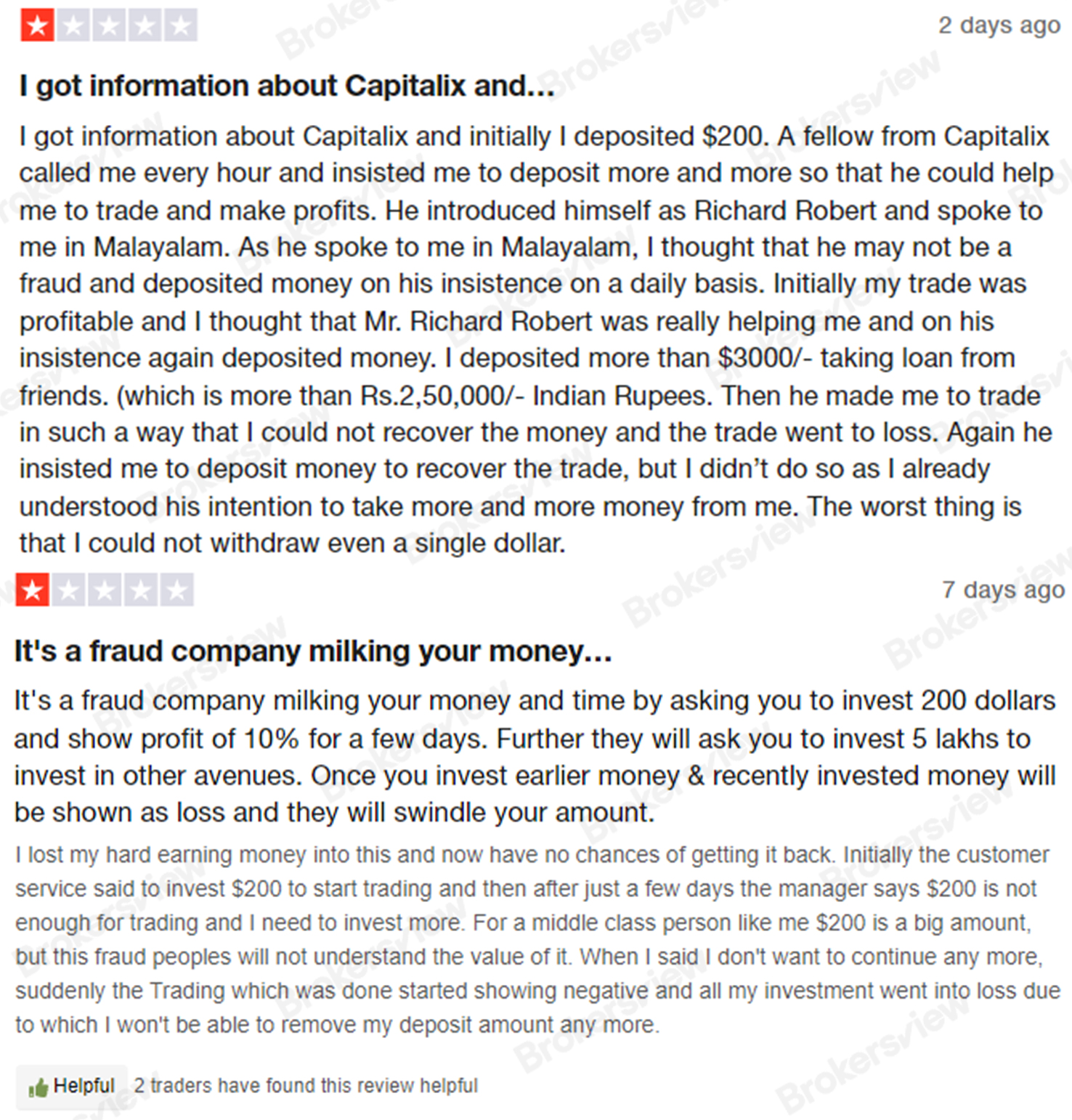 Capitalix hit with negative feedback