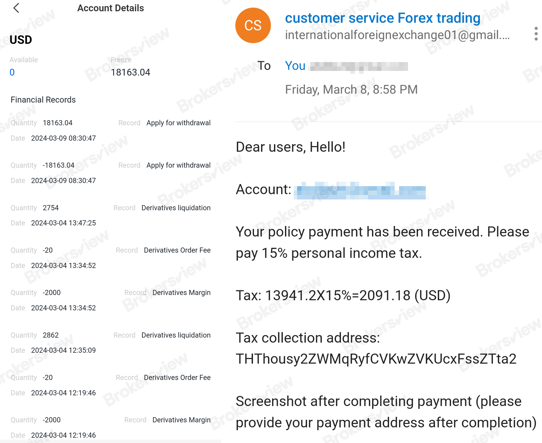 HERO MARKETS LTD asks for personal income tax