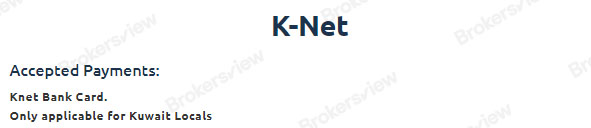 The sole payment method provided by KAB Kuwait