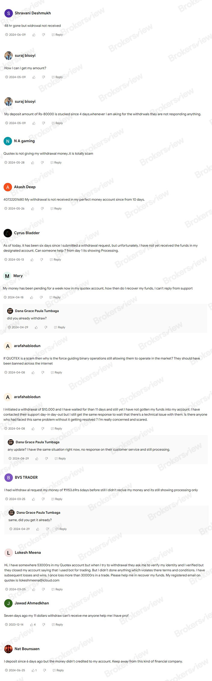 Traders accuse Quotex of fraud