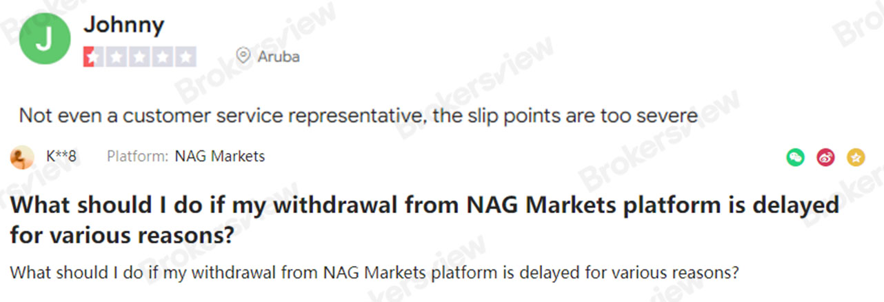 Umpan balik pelanggan negatif tentang NAG Markets data-width=