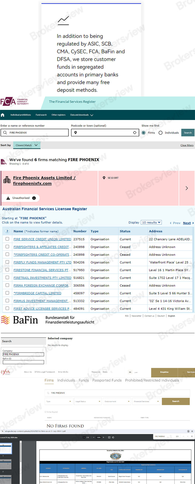 debunking FIRE PHOENIX's regulatory lies