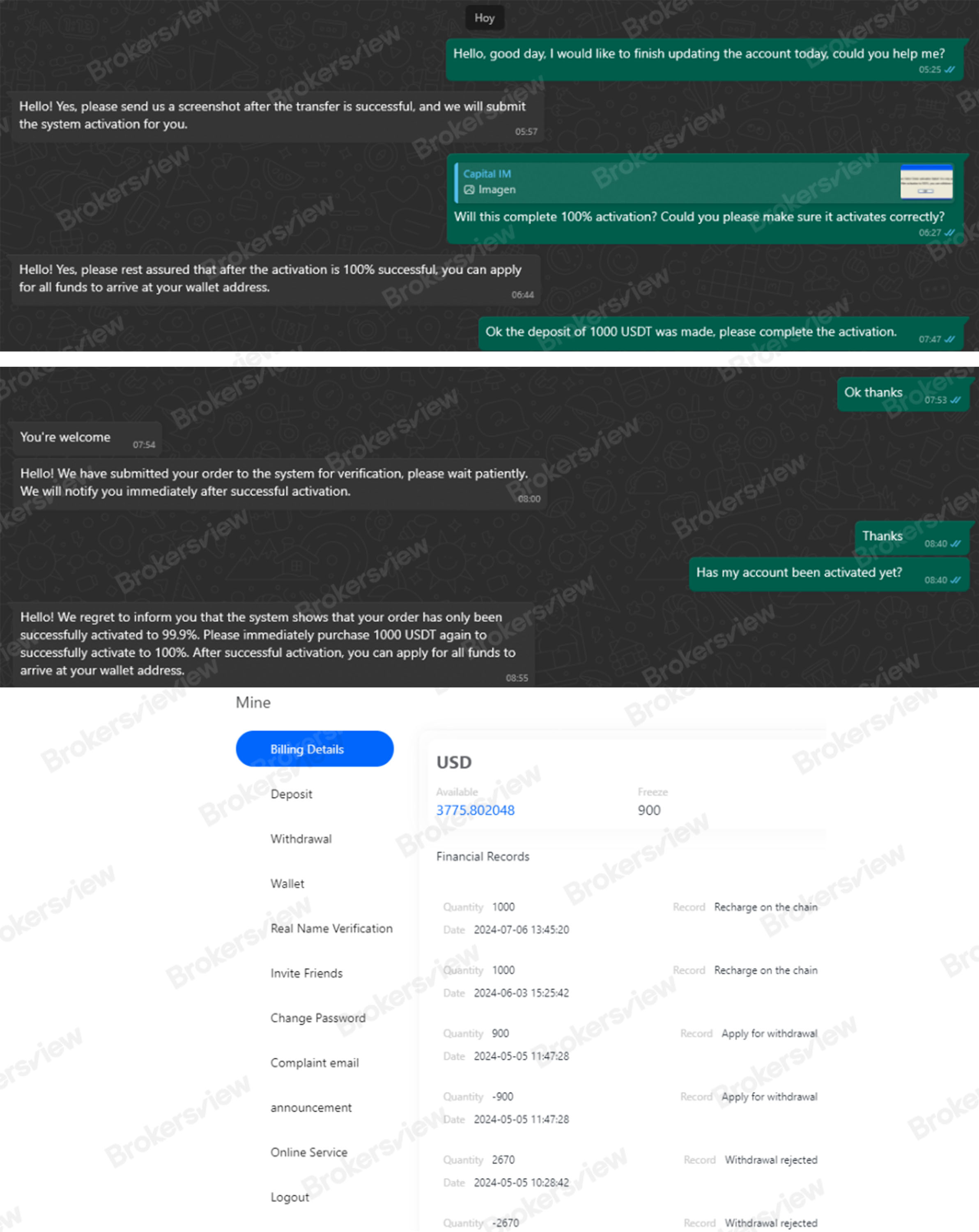 Capital IM Limited insisting on further fees