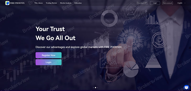 FIRE PHOENIX website page