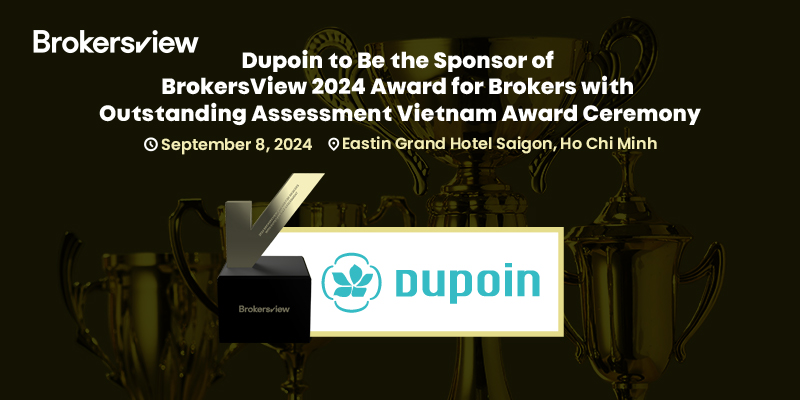 Dupoin Sponsors BrokersView Award for Brokers with Outstanding Assessment Vietnam Award Ceremony