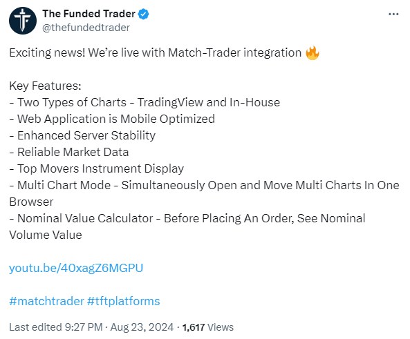 來源:X @thefundedtrader