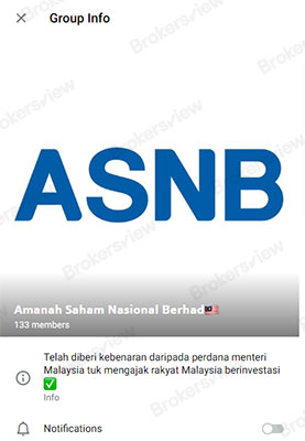 impersonation scam of the real ASNB