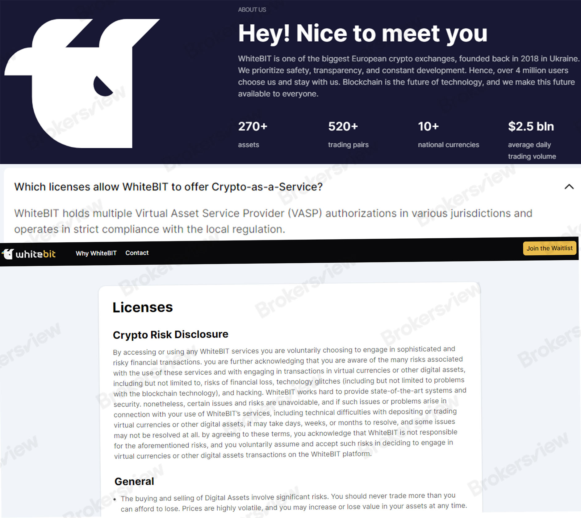 Risk Alert: Client Reports Issues with Crypto Exchange WhiteBIT -  BrokersView