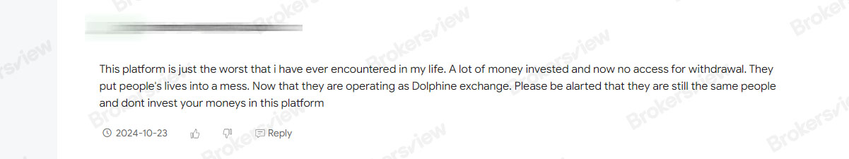 2139 交易所疑似与加密交易平台 Dolphin 有关。