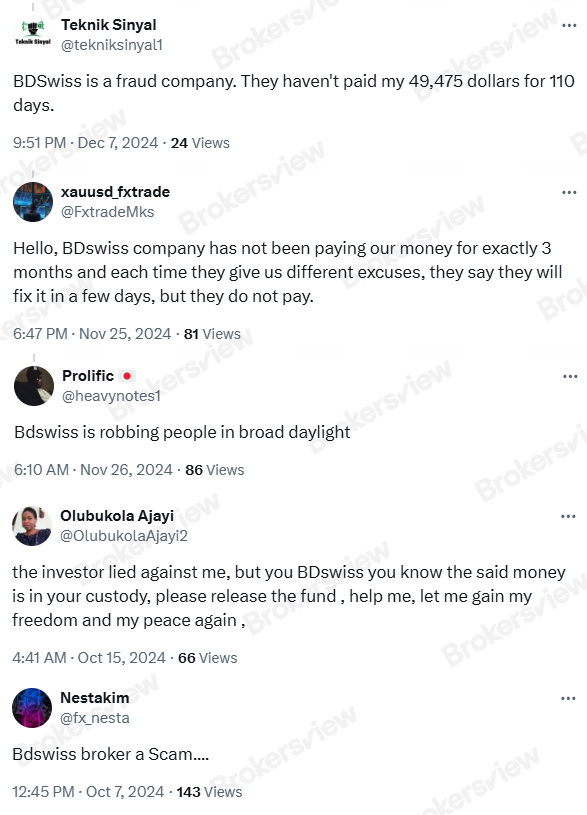 BDSwiss clients have been complaining about withdrawal issues for several months