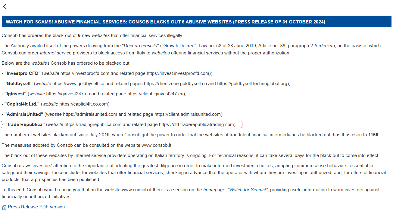 trade republica scam