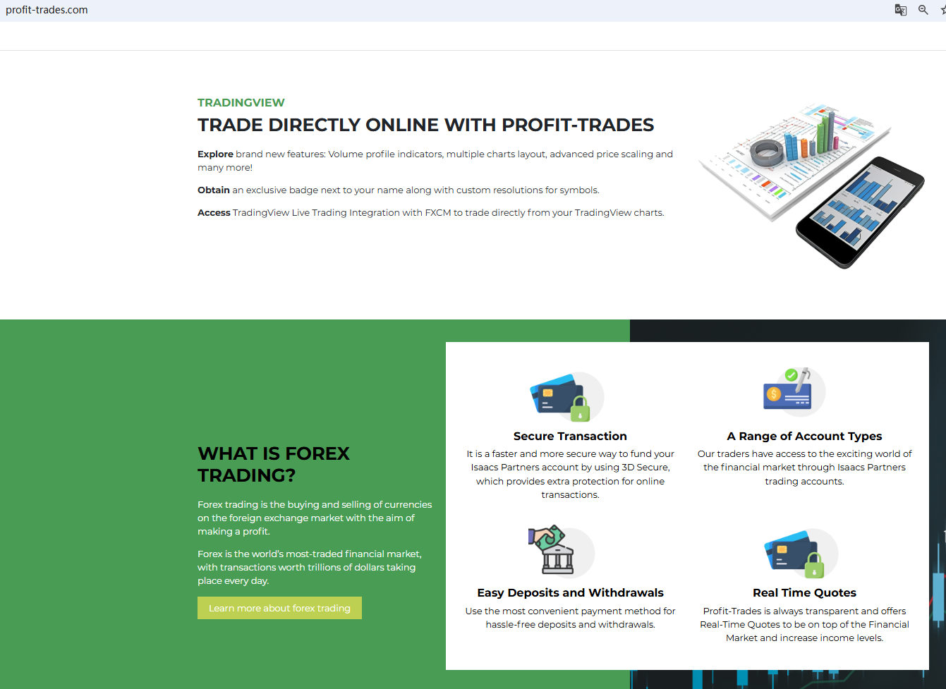 Bài đánh giá về Profit Trades 2026 | Thông tin Forex Broker - Profit Trades  - BrokersView, image size:1341x977