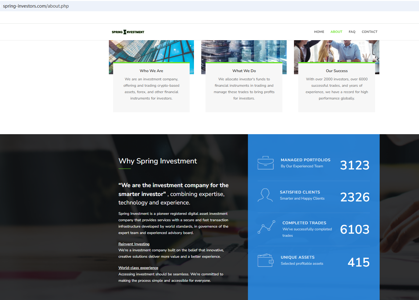 Spring Smart Investment Spring Investment Review 2026: Scam or Legit? Withdrawal & Risk Report