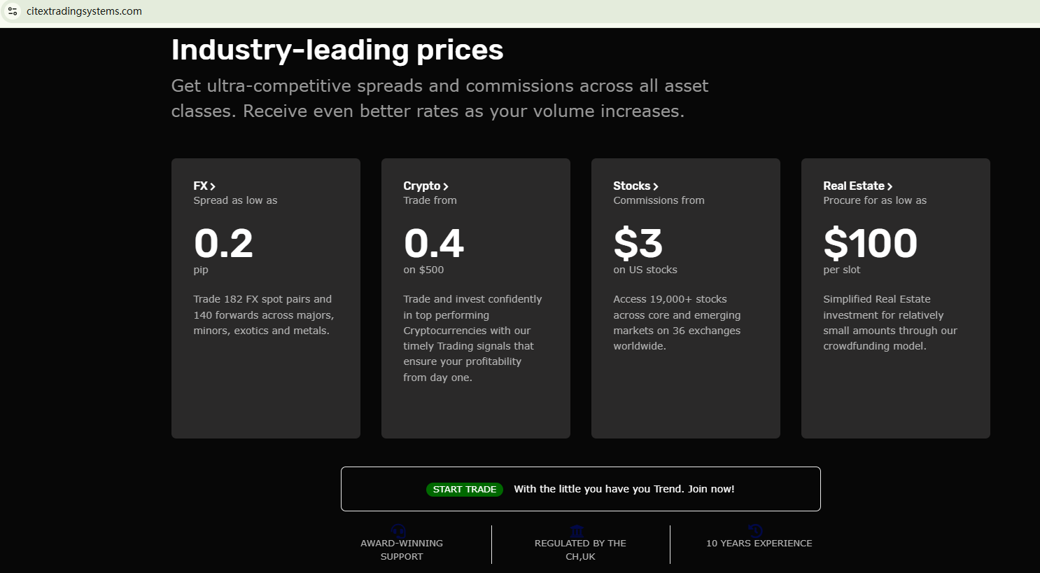Citex Trading System Review 2026 | Information about Citex Trading System  Forex Broker - BrokersView