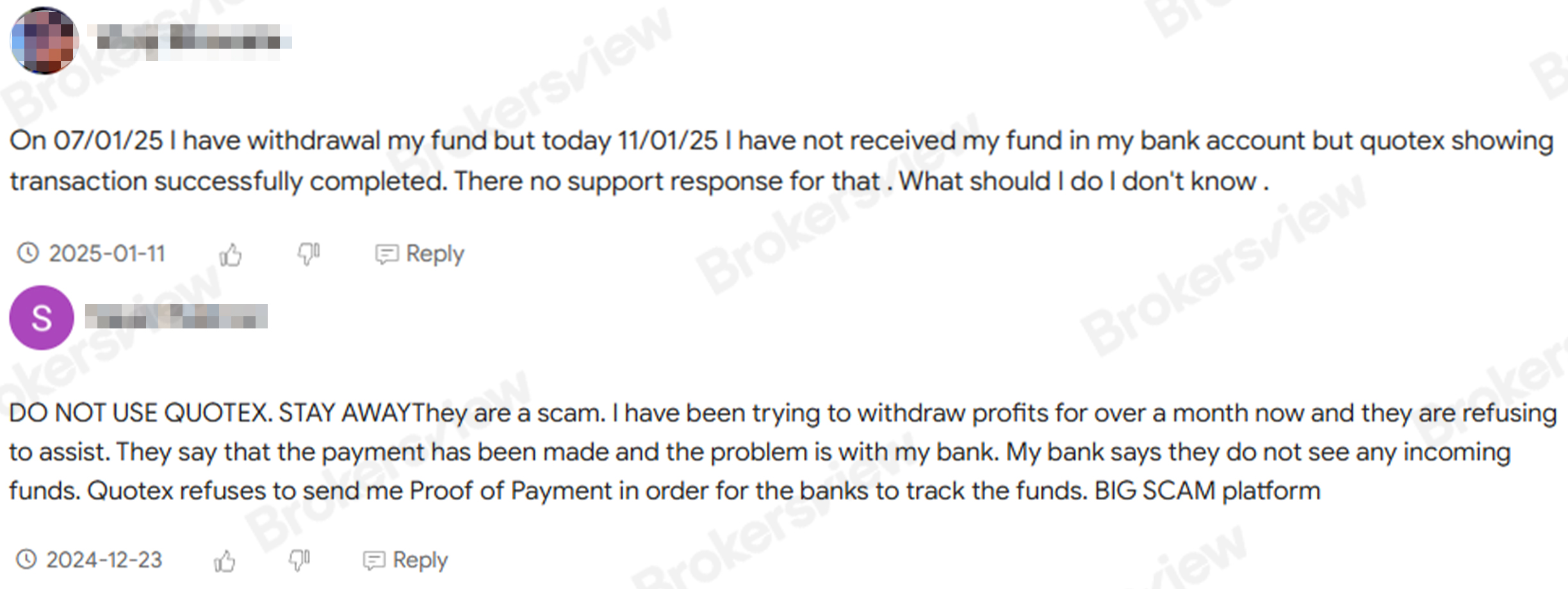 Quotex clients report withdrawal issues