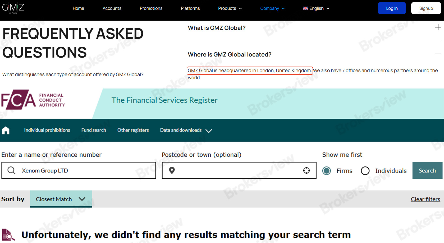 GMZ Globalは英国では規制されていない