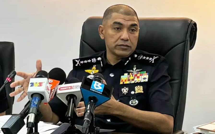 武吉阿曼商業犯罪調查局代理局長 Hasbullah Ali (Bernama)