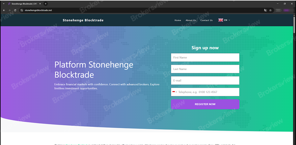 Platform Stonehenge BlockTrade