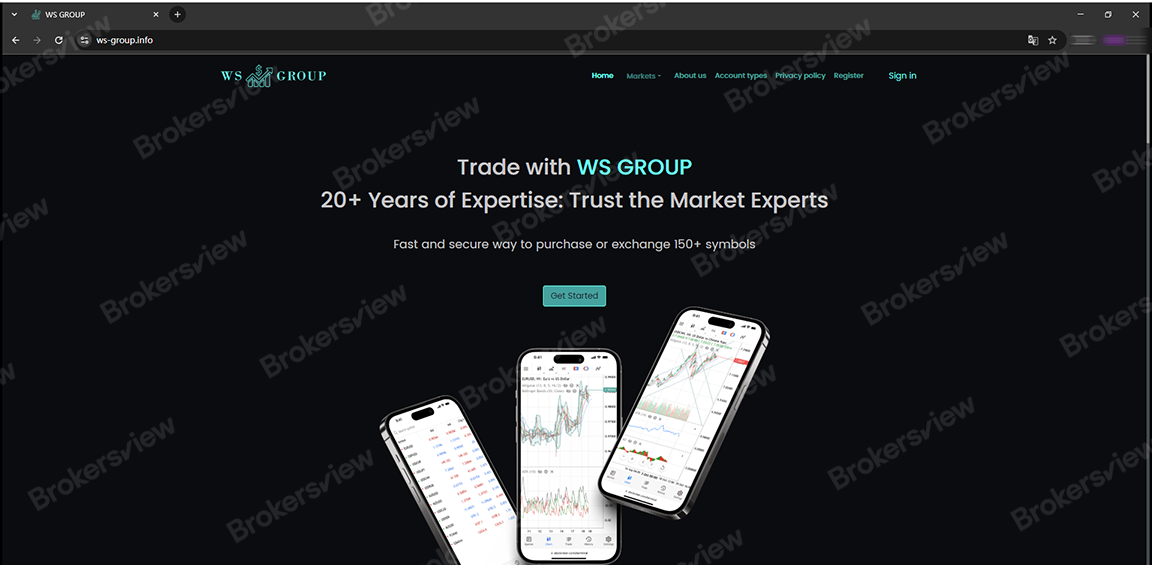 ws-group.info / ws-group.co (Clone of FCA authorised firm)