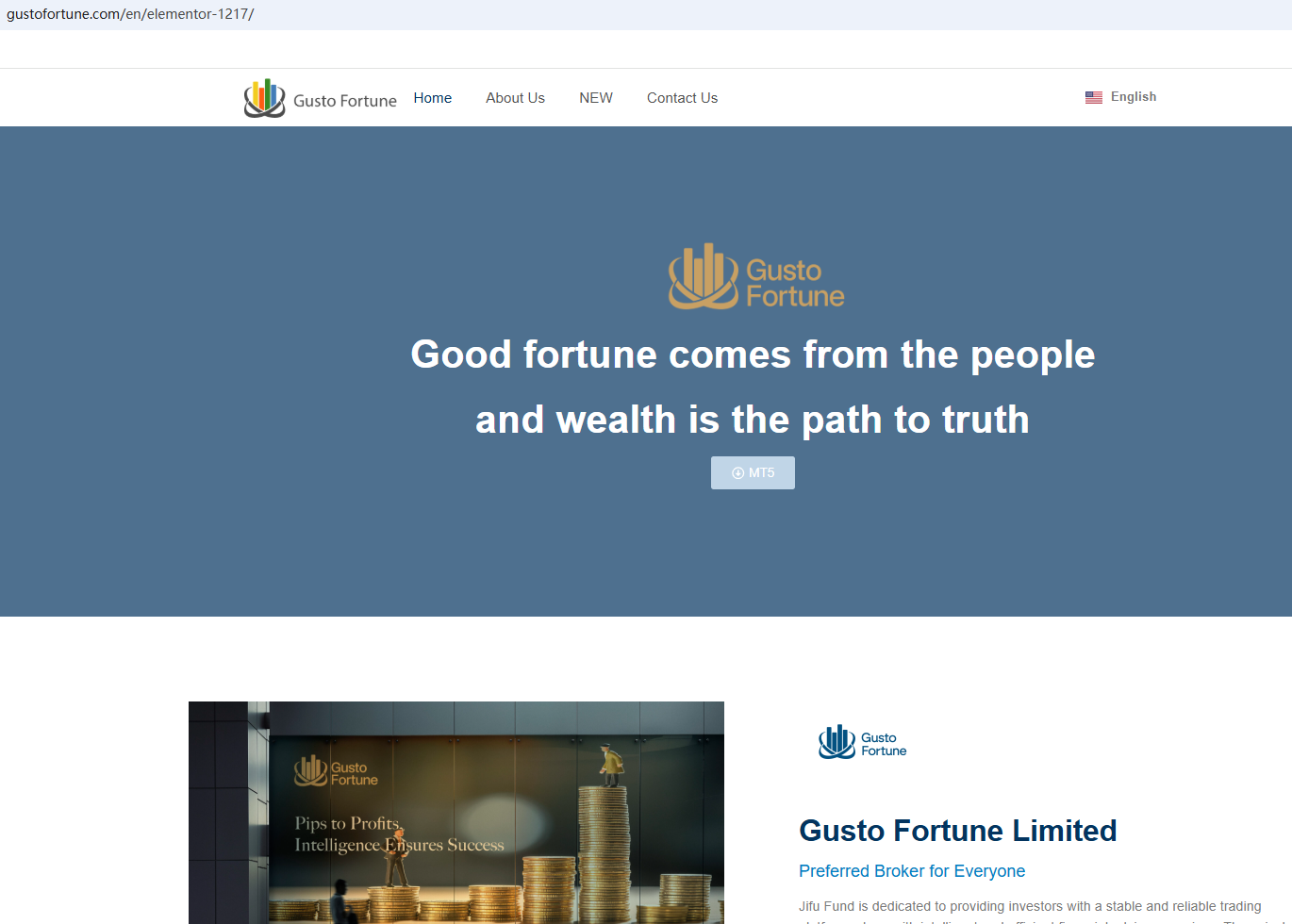 Gusto Fortune Limited 平台怎么样？安全正规靠谱吗？ - BrokersView