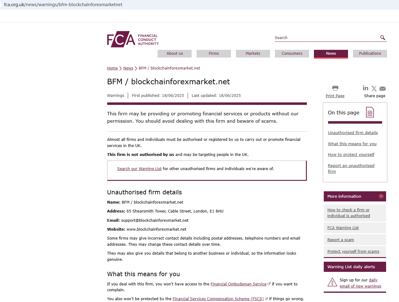 Blockchain Forex Market Review 2026 | Information about Blockchain Forex  Market Forex Broker - BrokersView