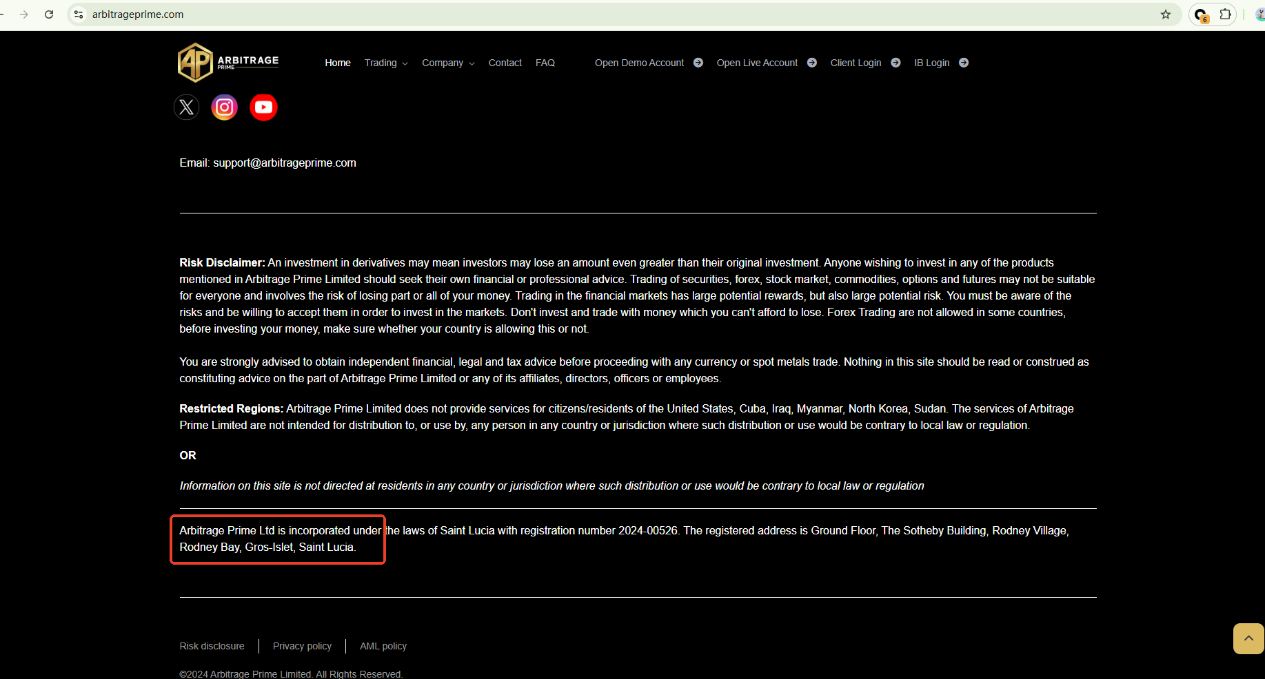 Arbitrage Prime Review 2026 | Information about Arbitrage Prime Forex Broker  - BrokersView