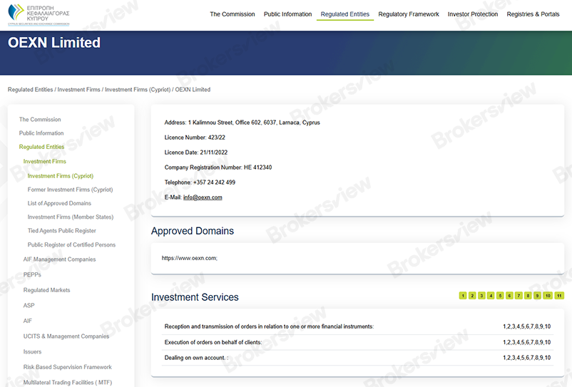 تنظيم هيئة الأوراق المالية والبورصات القبرصية