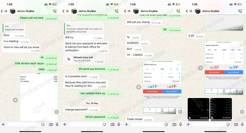 Hashina traded under the guidance of Jishnu