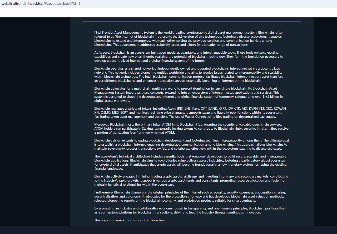 Final Frontier Review 2026 | Information about Final Frontier Forex Broker  - BrokersView