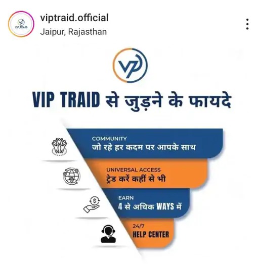 VIP Trade posts online ads on social media
