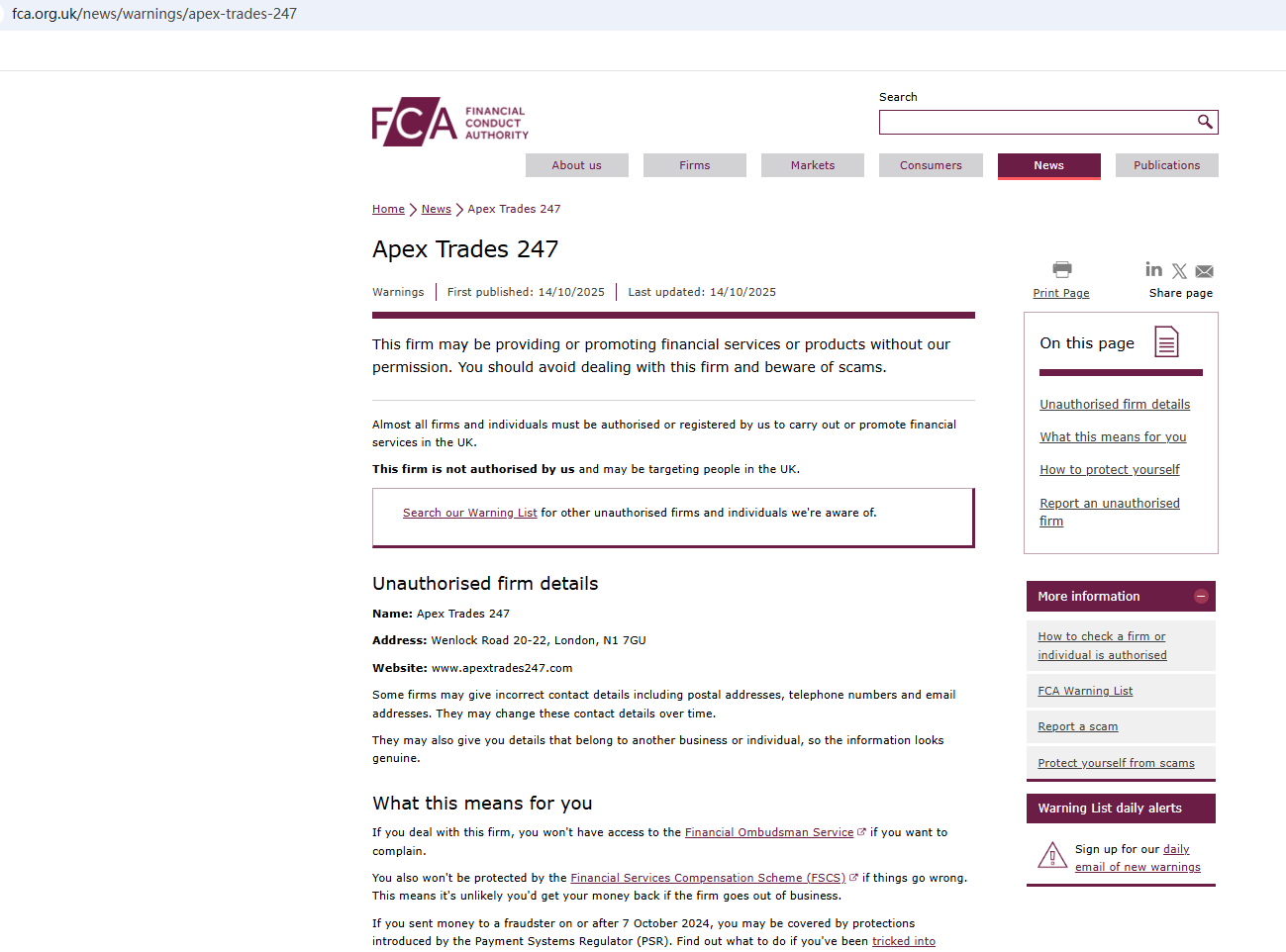 Apex Trades 247 平台怎么样？安全正规靠谱吗？ - BrokersView