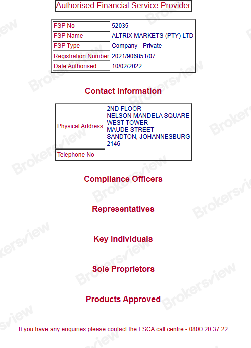 TenX Prime is not regulated by SVG FSA