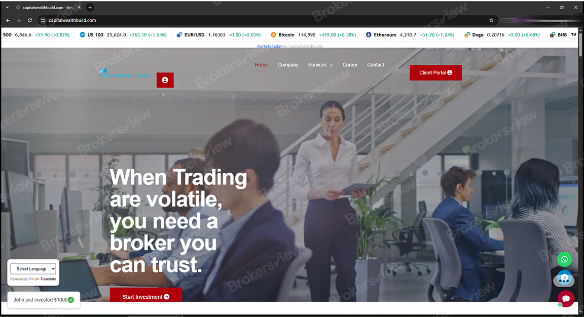 Capital Wealth Build