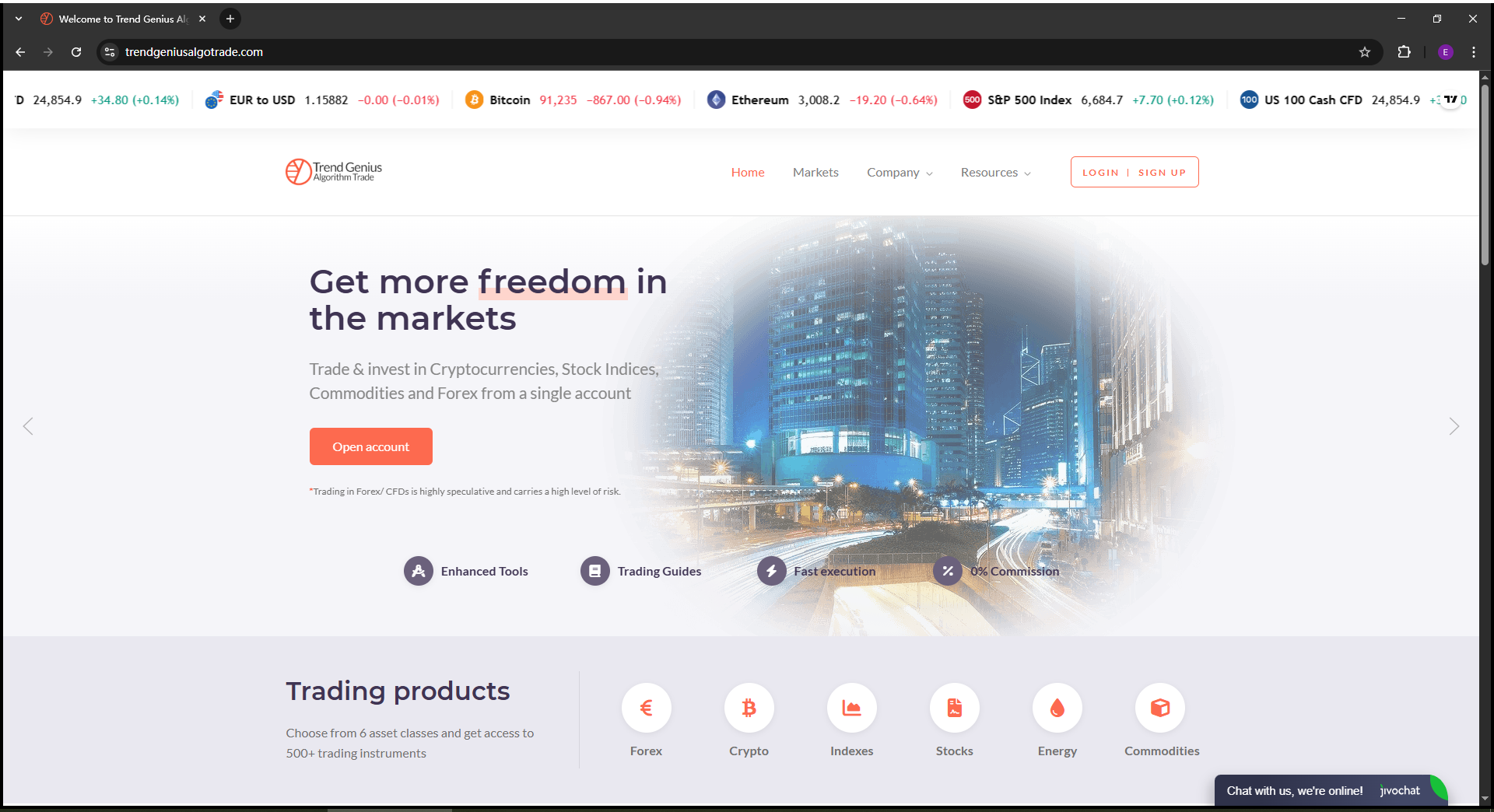 Trend Genius Algorithm Trade