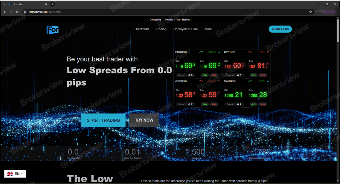 Fortradevip.com (نسخة طبق الأصل من شركة مرخصة من FCA)