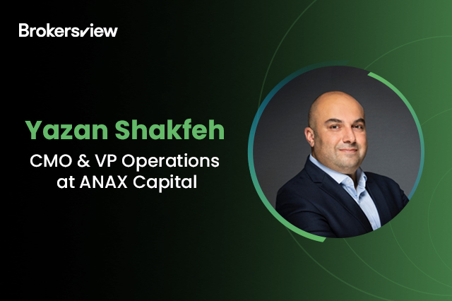 ANAX Capital Names Ex-MultiBank Marketing Leader Yazan Shakfeh as CMO & VP Operations