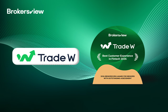 Trade W Diakui oleh BrokersView dengan Penghargaan 'Pengalaman Pelanggan Terbaik di Bidang Fintech 2026'
