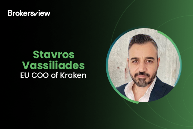 Kraken 提拔前 Pepperstone 高管 Stavros Vassiliades 为欧盟首席运营官
