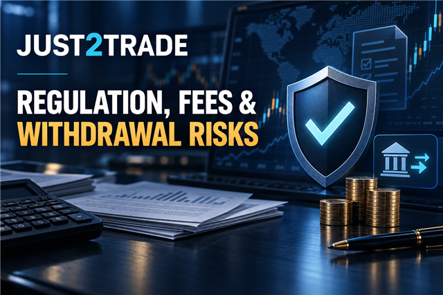 Just2Trade review 2026: regulation, fees, platforms and withdrawal risks