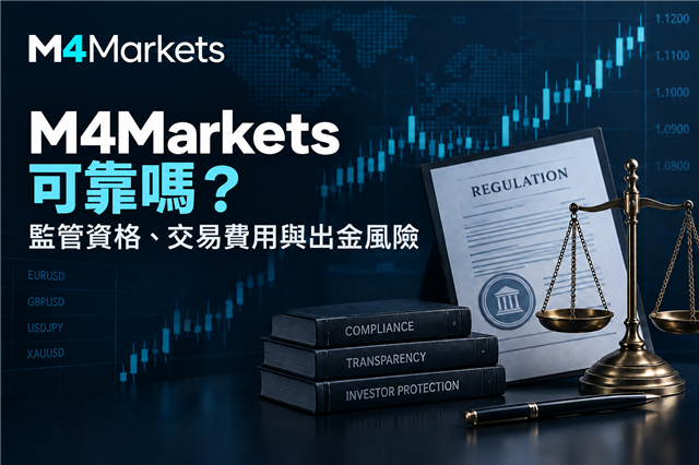 M4Markets 可靠嗎？監管資格、交易費用與出金風險解析