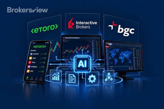 eToro, Interactive Brokers and BGC Push AI Deeper Into Trading Workflows