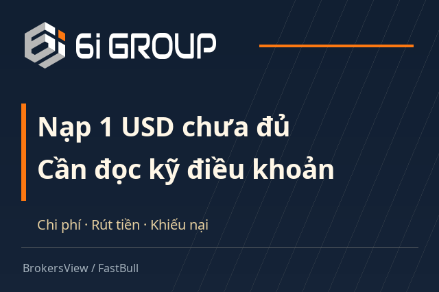 6iTrade (6i Group) có đáng tin cậy? Phí, rút tiền và những điều khoản cần đọc kỹ