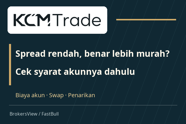 Ulasan KCM Trade: Pilih STP atau ECN? Cek Biaya, Swap dan Penarikan